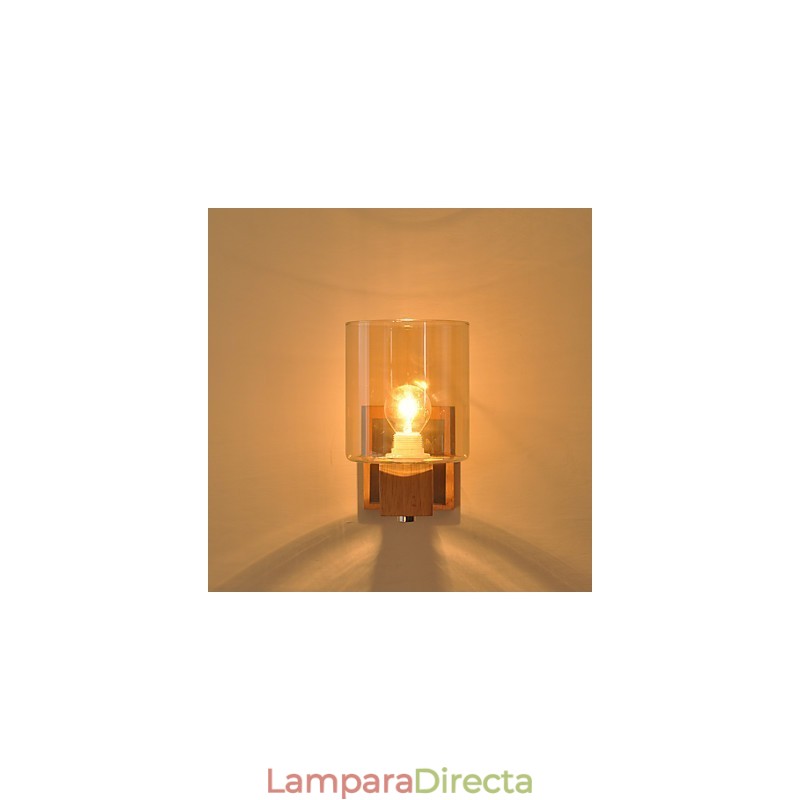 Lámpara de pared de vidrio moderna contemporánea Otros Característica para estilo mini Luz ambiental Apliques de pared Luz de pared