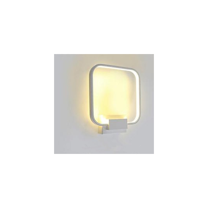 Lámpara de pared con función de pintura contemporánea moderna integrada para iluminación ambiental