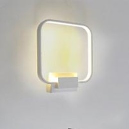 Lámpara de pared con función de pintura contemporánea moderna integrada para iluminación ambiental