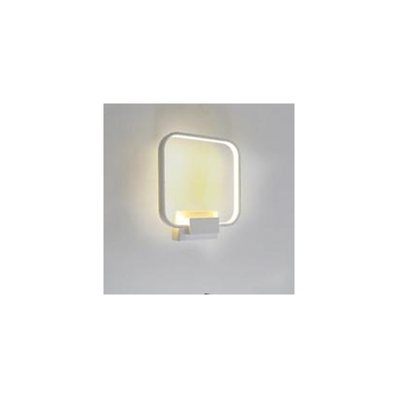 Lámpara de pared con función de pintura contemporánea moderna integrada para iluminación ambiental