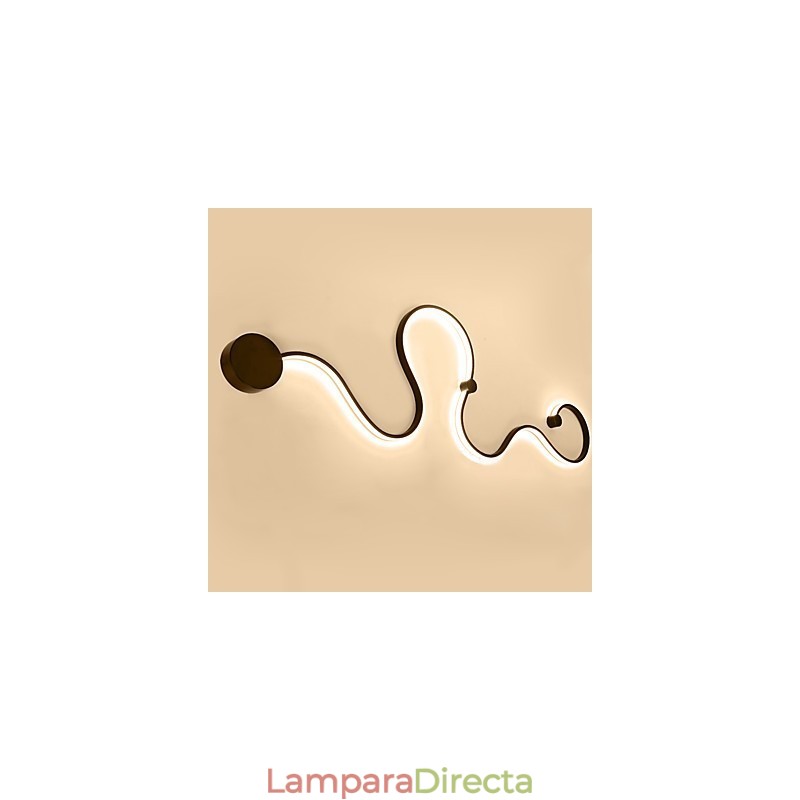 Apliques de pared modernos y contemporáneos de aluminio para dormitorio, escalera, sala de estar.