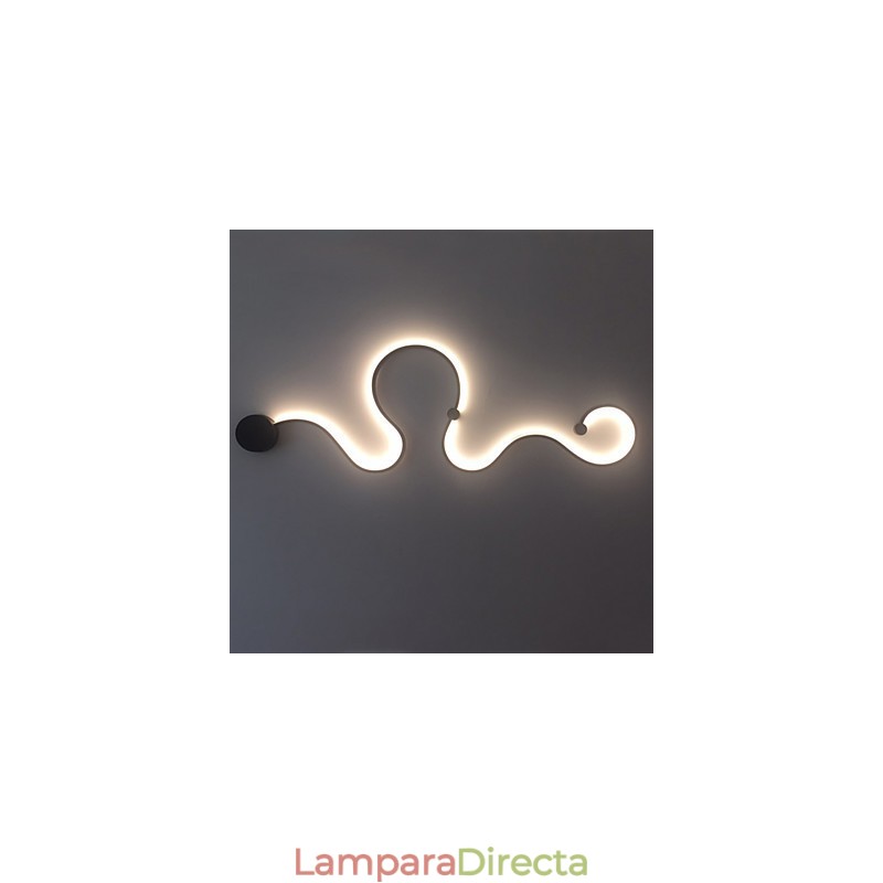 Apliques de pared modernos y contemporáneos de aluminio para dormitorio, escalera, sala de estar.