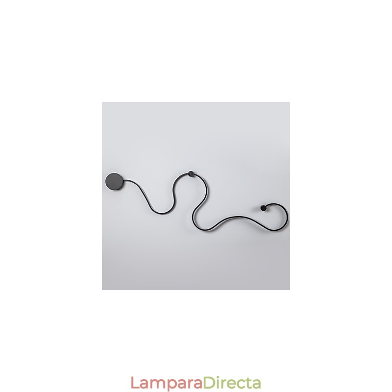 Apliques de pared modernos y contemporáneos de aluminio para dormitorio, escalera, sala de estar.