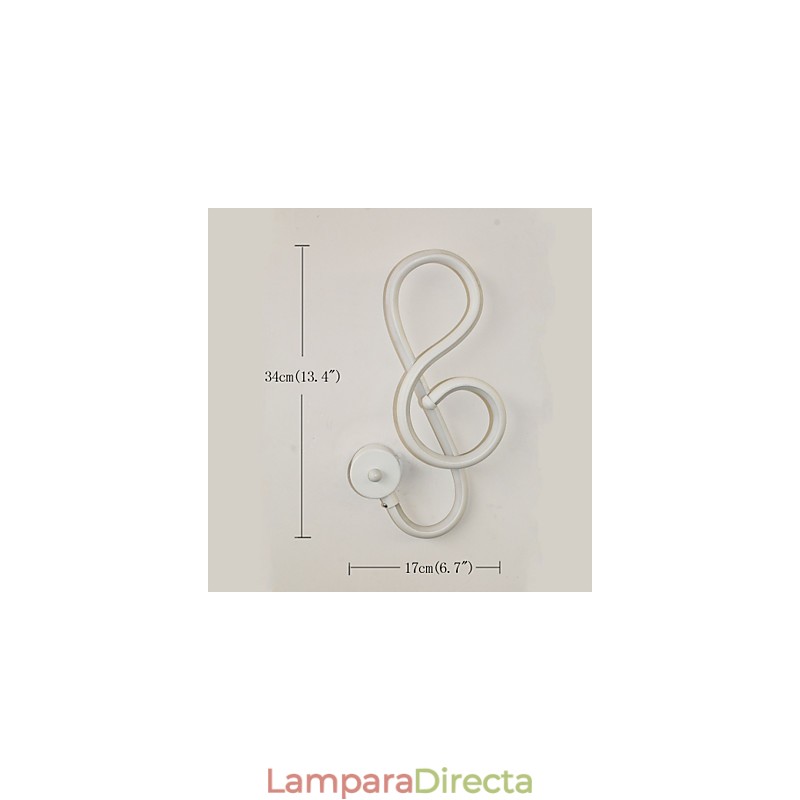 Lámpara de pared con barra de luz creativa moderna y sencilla para pasillo, lámpara empotrada para dormitorio, lámpara de noche, lámpara de aluminio