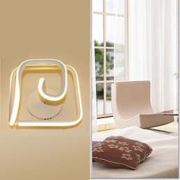 Lámpara de pared sencilla, moderna y creativa, personalizada, para dormitorio, luces decorativas, pasillo, balcón, lámpara de pared empotrada