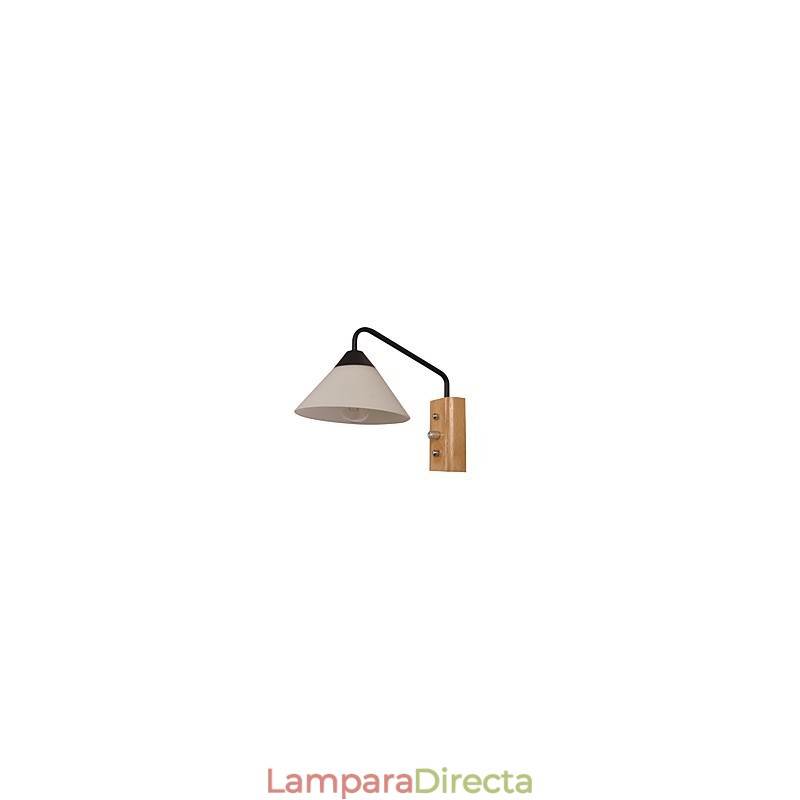 Lámpara de pared sencilla, lámpara de noche, lámpara de escritorio con pantalla de vidrio y madera maciza para dormitorio, tocador, sala de estar, habitación de bebé, dormitorio universitario, mesa de centro, librería