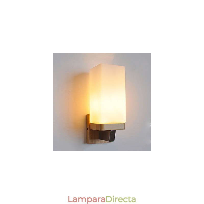 Apliques de pared modernos y contemporáneos para iluminación ascendente.