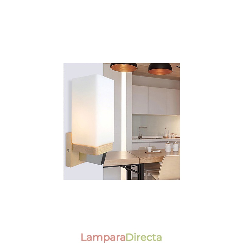 Apliques de pared modernos y contemporáneos para iluminación ascendente.