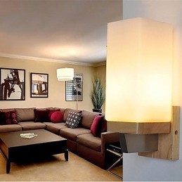 Apliques de pared modernos y contemporáneos para iluminación ascendente.