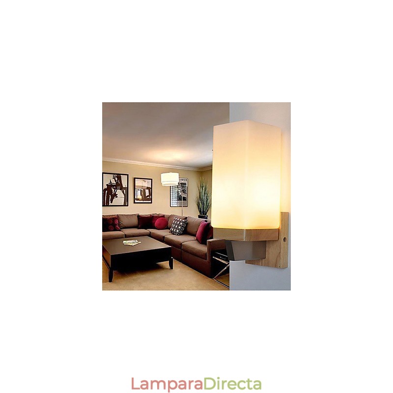 Apliques de pared modernos y contemporáneos para iluminación ascendente.