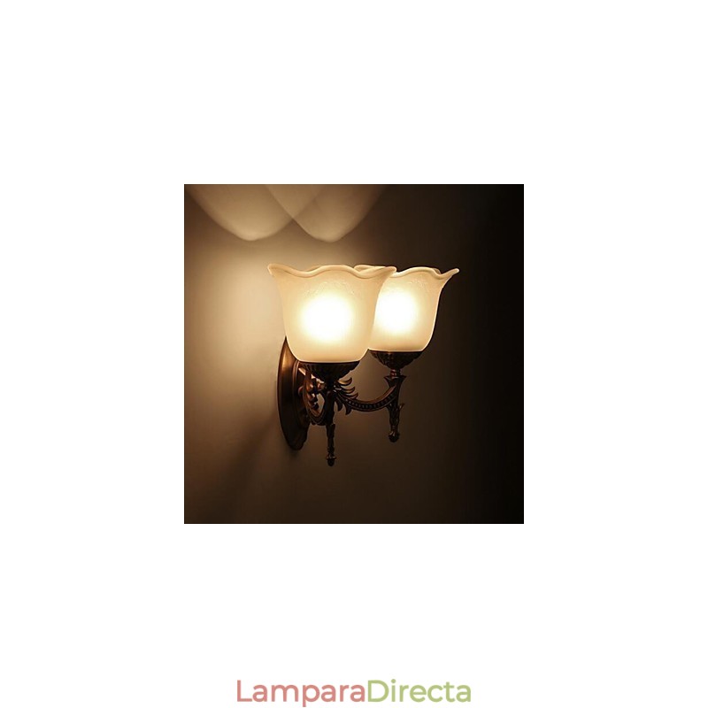 Lámparas de pared modernas y contemporáneas con acabado galvanizado para protección ocular, estilo europeo o americano.