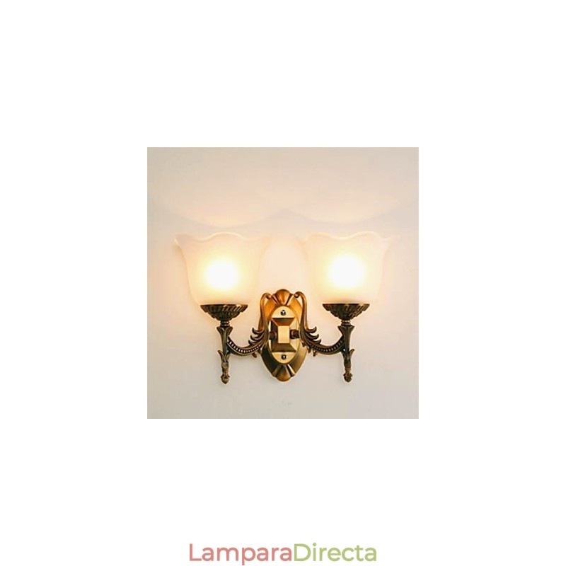 Lámparas de pared modernas y contemporáneas con acabado galvanizado para protección ocular, estilo europeo o americano.