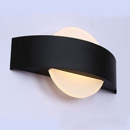 Pintura contemporánea moderna integrada para apliques de pared con luz ambiental.