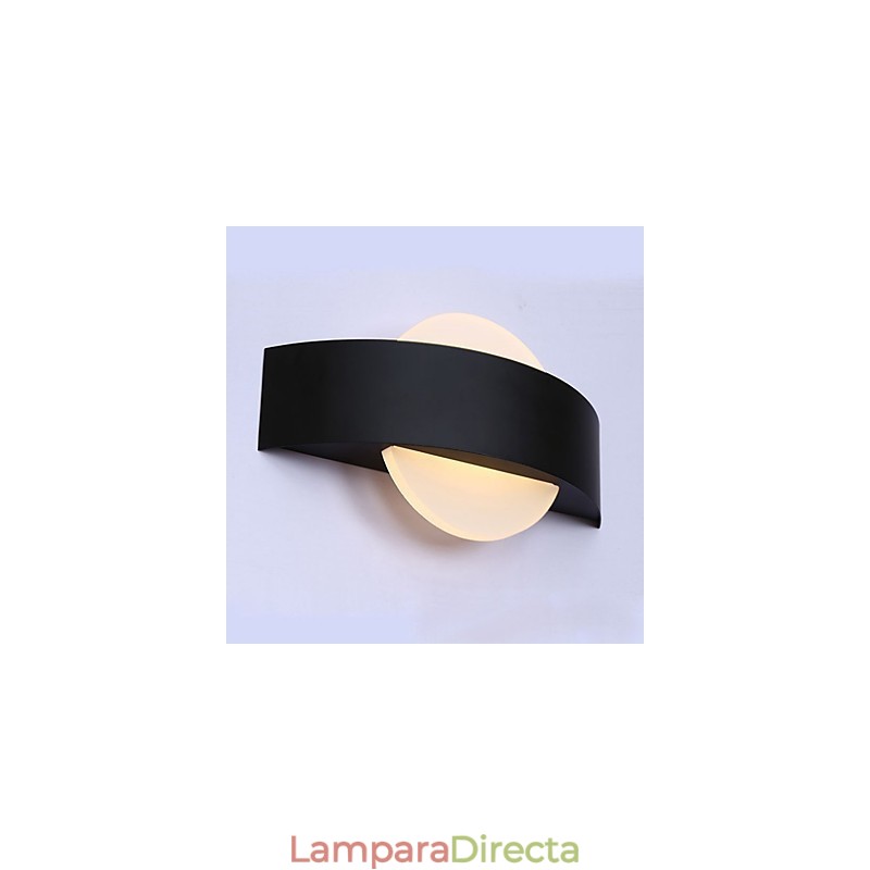Pintura contemporánea moderna integrada para apliques de pared con luz ambiental.