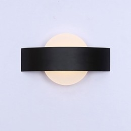Pintura contemporánea moderna integrada para apliques de pared con luz ambiental.