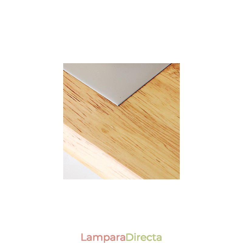 Lámpara empotrada estilo mini moderna contemporánea de madera y bambú