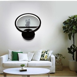 Lámpara de pared moderna minimalista para sala de estar, decorativa, de aluminio, para pasillo, balcón, dormitorio, lámpara de noche