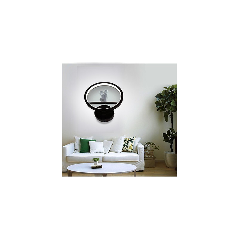 Lámpara de pared moderna minimalista para sala de estar, decorativa, de aluminio, para pasillo, balcón, dormitorio, lámpara de noche