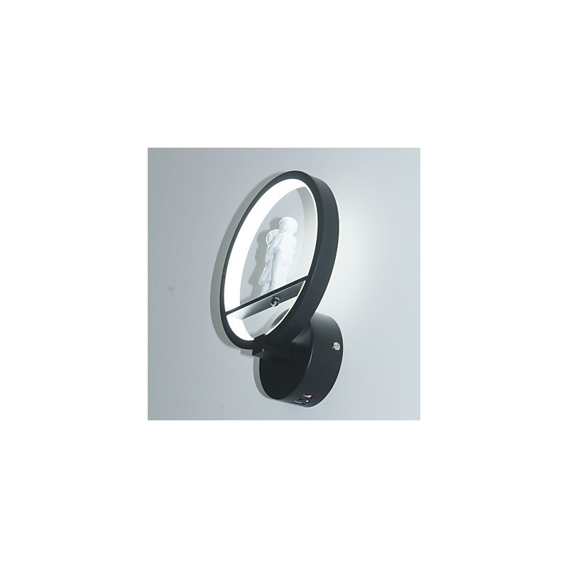 Lámpara de pared moderna minimalista para sala de estar, decorativa, de aluminio, para pasillo, balcón, dormitorio, lámpara de noche