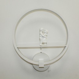 Lámpara de pared moderna minimalista para sala de estar, decorativa, de aluminio, para pasillo, balcón, dormitorio, lámpara de noche