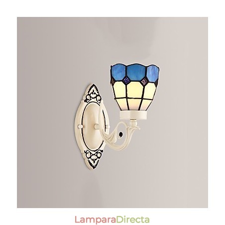 Apliques de pared con luz ambiental con pintura rústica tipo cabaña Apliques de pared con luz ambiental con pintura rústica tipo cabaña