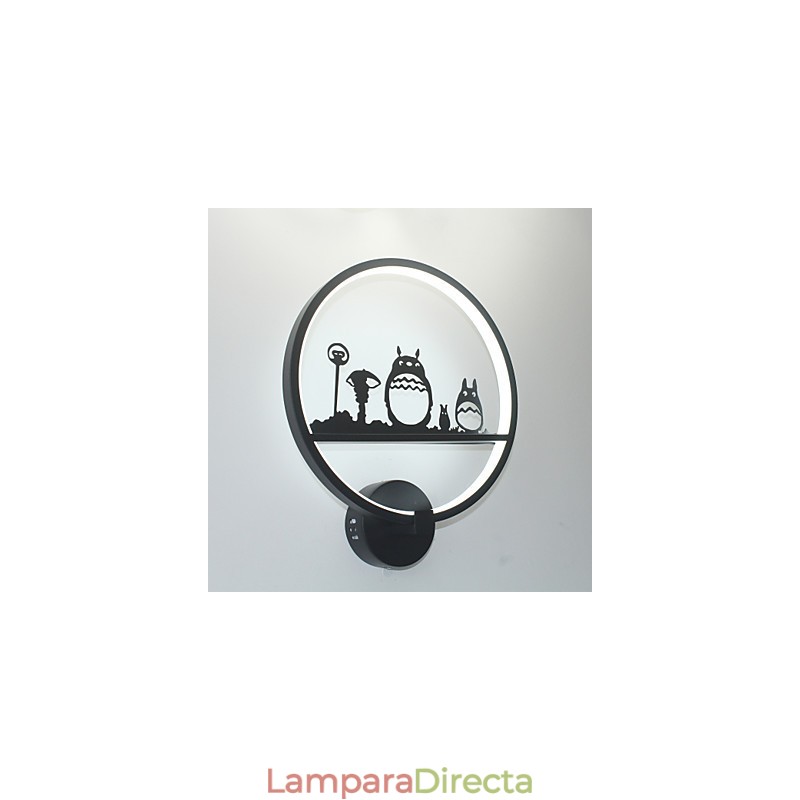 Lámpara de pared de aluminio, moderna, minimalista, creativa, para sala de estar, balcón, pasillo