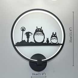 Lámpara de pared de aluminio, moderna, minimalista, creativa, para sala de estar, balcón, pasillo