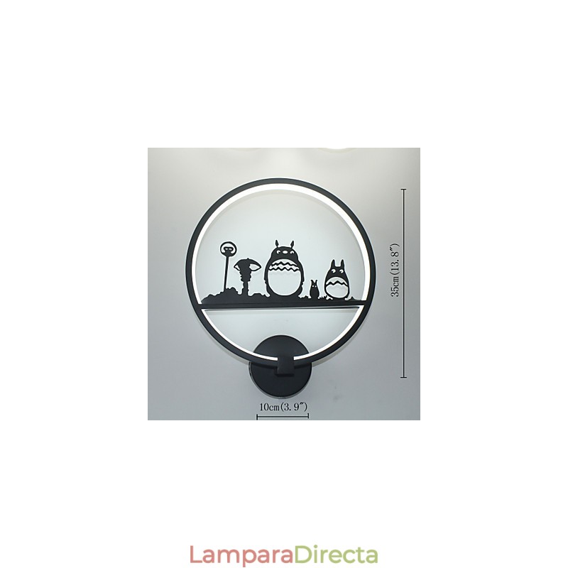Lámpara de pared de aluminio, moderna, minimalista, creativa, para sala de estar, balcón, pasillo