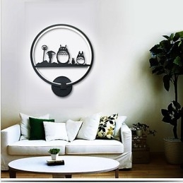 Lámpara de pared de aluminio, moderna, minimalista, creativa, para sala de estar, balcón, pasillo