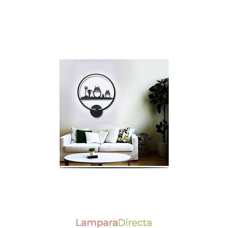 Lámpara de pared de aluminio, moderna, minimalista, creativa, para sala de estar, balcón, pasillo