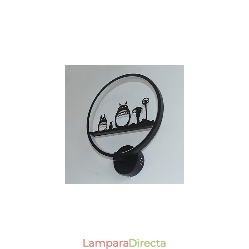 Lámpara de pared de aluminio, moderna, minimalista, creativa, para sala de estar, balcón, pasillo