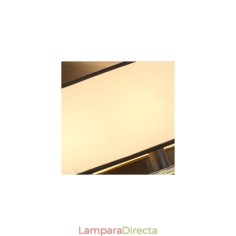 Pintura contemporánea moderna integrada para apliques de pared con luz ambiental.
