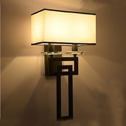 Pintura contemporánea moderna integrada para apliques de pared con luz ambiental.