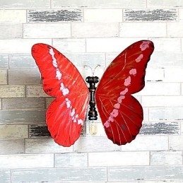Pintura contemporánea moderna integrada para apliques de pared con luz ambiental.