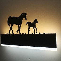 La nueva lámpara de pared de acrílico con personalidad creativa, iluminación decorativa, lámpara de dormitorio minimalista moderna, lámpara de noche.