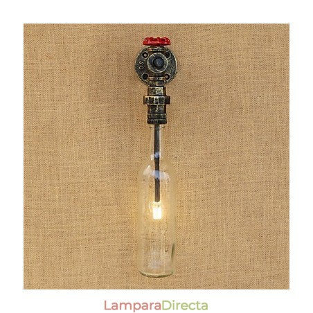 Lámpara de bronce antiguo estilo retro campestre para protección ocular de estilo mini, luz ambiental Lámpara de bronce antiguo estilo retro campestre para protección ocular de estilo mini, luz ambiental