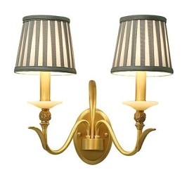 Aplique de pared de latón clásico, tradicional y de estilo campestre, ideal para iluminar desde arriba en estilo mini.