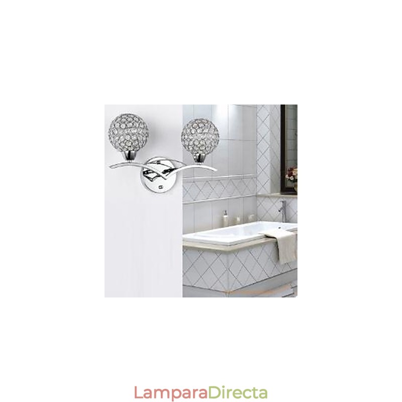 La simplicidad de la lámpara de cristal moderna: lámpara de noche creativa de moda para dormitorio, comedor, pasillo y luces