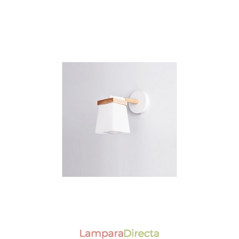 Lámpara de pared con pantalla de vidrio cuadrada para dormitorio, moderna, con luz ambiental, apliques de pared