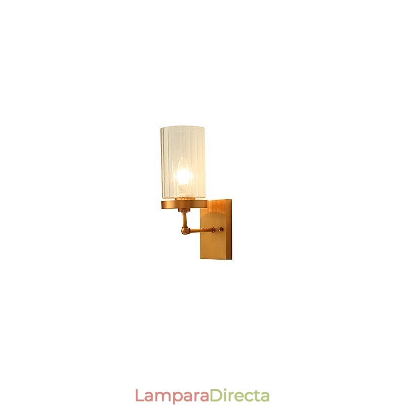 Aplique de pared de latón clásico tradicional de estilo campestre para iluminación ascendente de estilo mini.