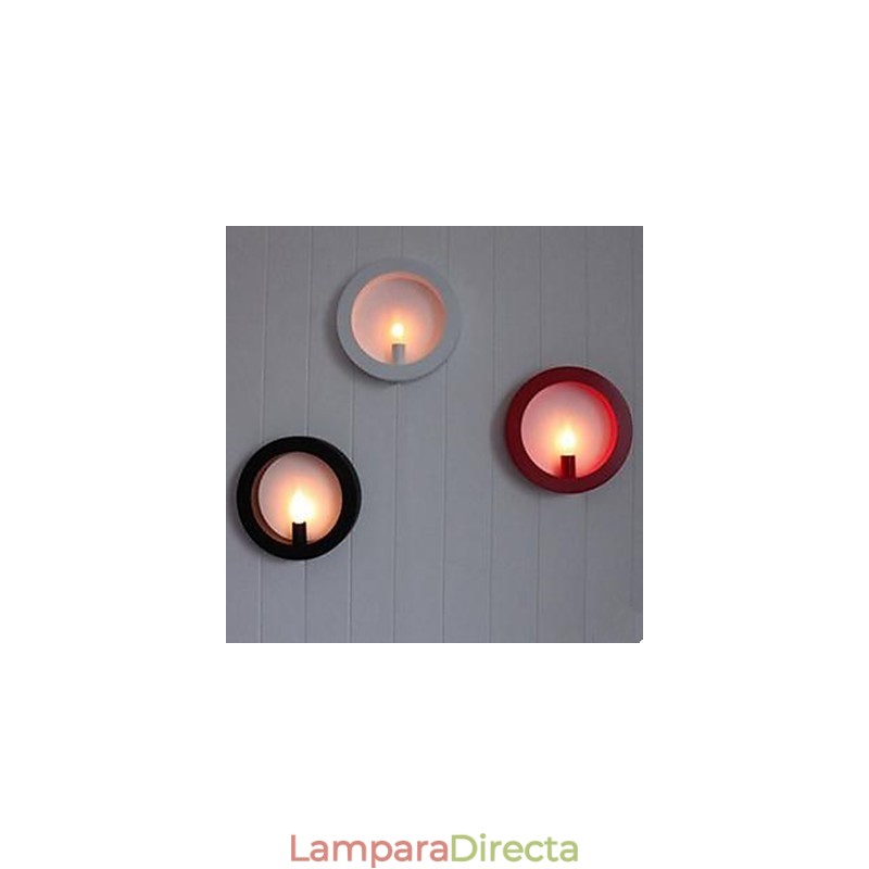 Nueva lámpara de pared de hierro forjado, venta al por mayor, lámpara de pared redonda para sofá o sala de estar.