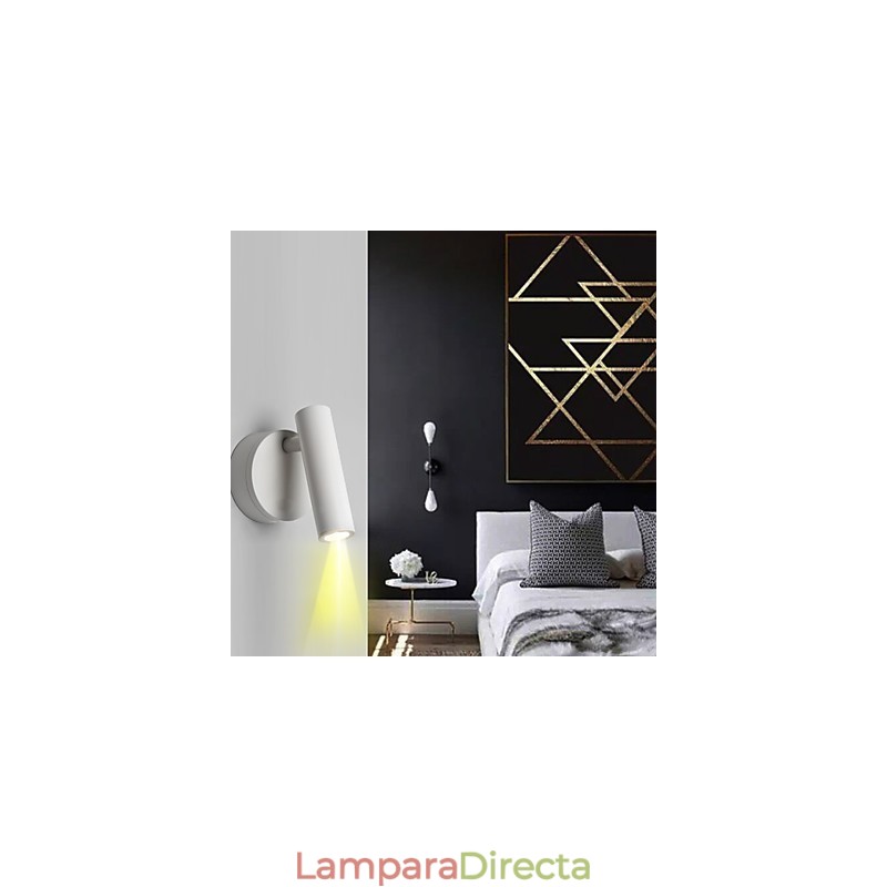 Apliques de pared con luz descendente de estilo mini con protección ocular y función retro antigua