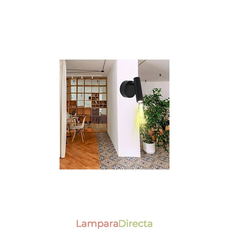 Apliques de pared con luz descendente de estilo mini con protección ocular y función retro antigua