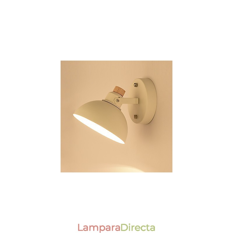 Apliques de pared con luz ambiental contemporánea moderna y característica