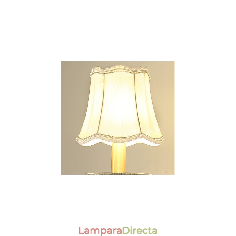 Aplique de pared de latón clásico, tradicional y de estilo campestre, ideal para iluminar desde arriba en estilo mini.