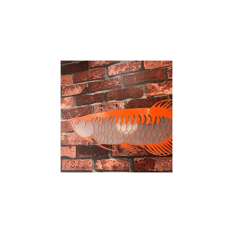 Lámparas de pared modernas con forma de pez, estilo sencillo, iluminación acrílica, para sala de estar, pasillo, dormitorio, hotel, habitaciones, decoración, iluminación.