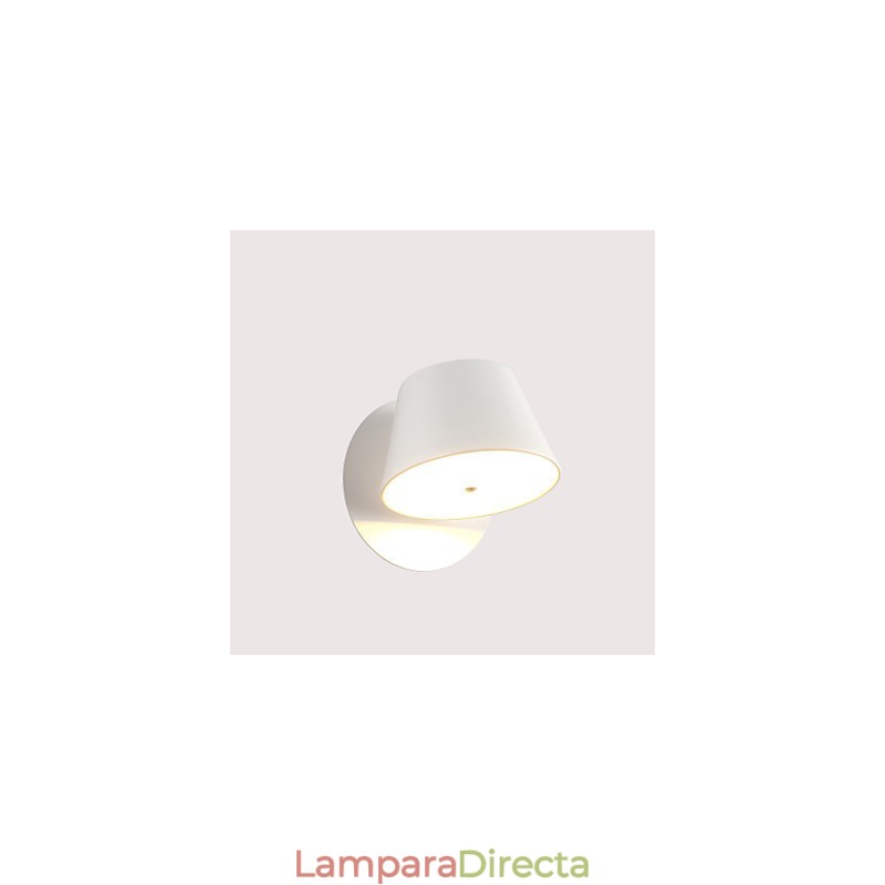 Apliques de pared con luz ambiental contemporánea moderna y característica