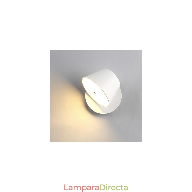 Apliques de pared con luz ambiental contemporánea moderna y característica