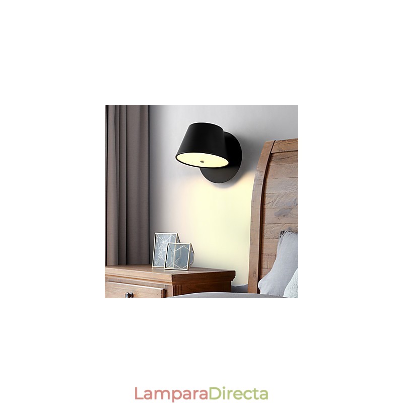 Apliques de pared con luz ambiental contemporánea moderna y característica
