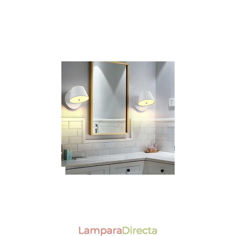 Apliques de pared con luz ambiental contemporánea moderna y característica